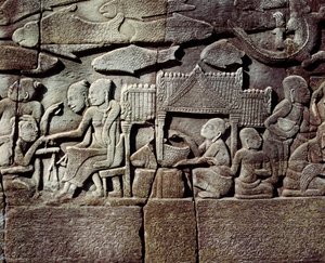Stone carving
